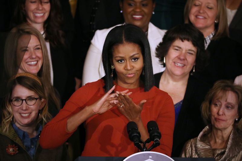 Little Girl To Michelle Obama: You're Too Young For 51! | CNN