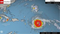 Hurricane Irma satellite 8:59 a.m. ET Tuesday