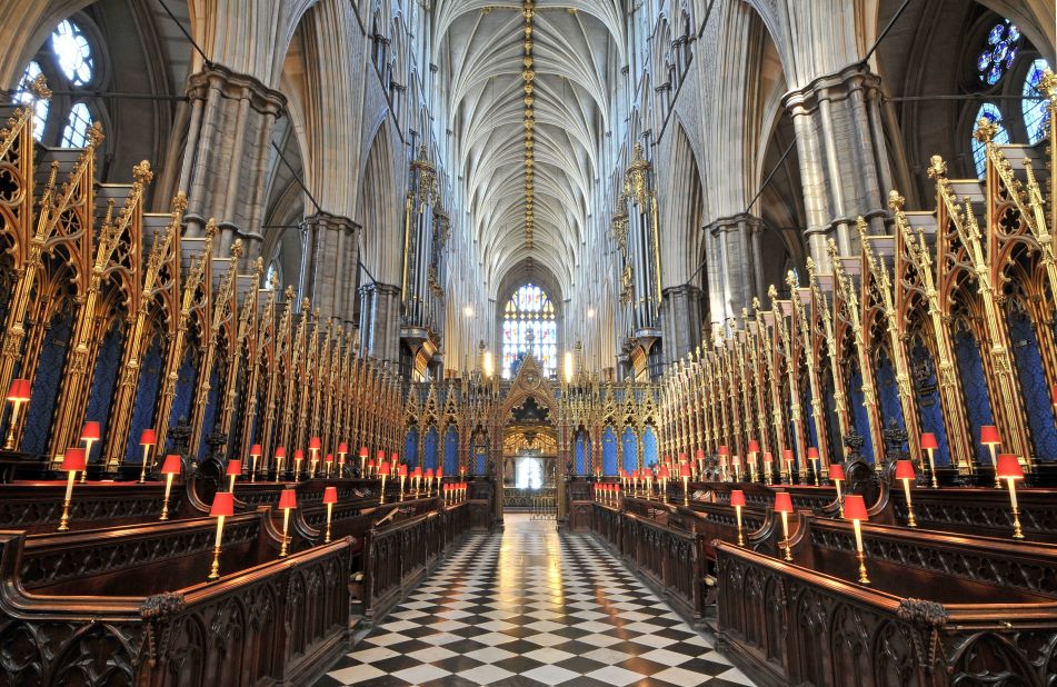 <strong>Westminster Abbey: </strong>Seventeen royal weddings have taken place here, the most recent being the Duke and Duchess of Cambridge's 2011 nuptials.