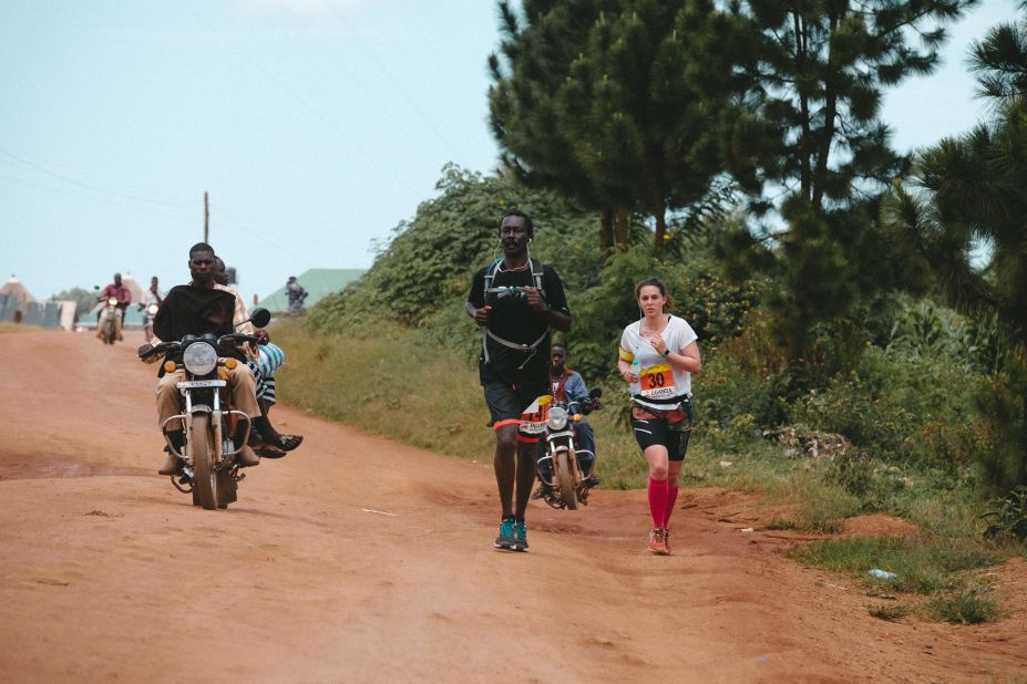<strong>Uganda International Marathon: </strong>A particularly memorable experience for Tilney-Bassett was photographing the Uganda International Marathon. "Using my rucksack to strap myself to the motorcycle driver, I bounced around the course to photograph the mix of local and international runners that took to the red roads of Uganda," says the photographer.