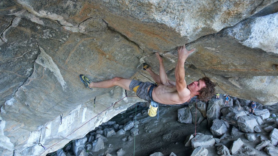 Adam Ondra completing what is thought to the world's first 9c grade climb.