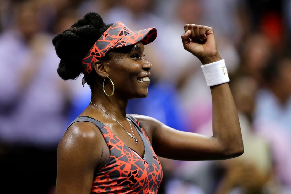 Williams after defeating Petra Kvitova of Czech Republic on Tuesday.