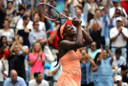 Stephens after defeating Anastasija Sevastova of Latvia on Tuesday.