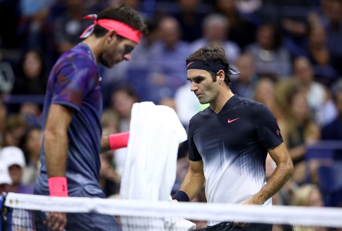 Del Potro and Federer.