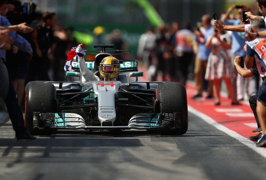 After a disappointing showing at Monaco, Hamilton produced a driving masterclass in Montreal. In qualifying, he took his 65th career pole -- equaling Ayrton Senna's mark -- before bossing the race, crossing the line 20 seconds ahead of teammate Bottas while Ricciardo pipped Vettel to third. <br />  <br /><strong>Drivers' title race after round 7</strong><br />Vettel 141 points<br />Hamilton 129 points<br />Bottas 93 points