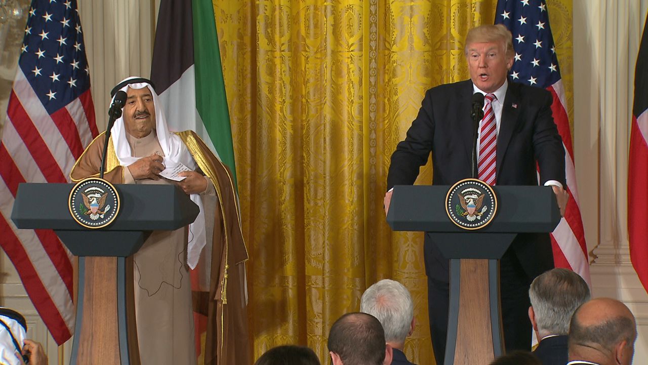 trump amir kuwait