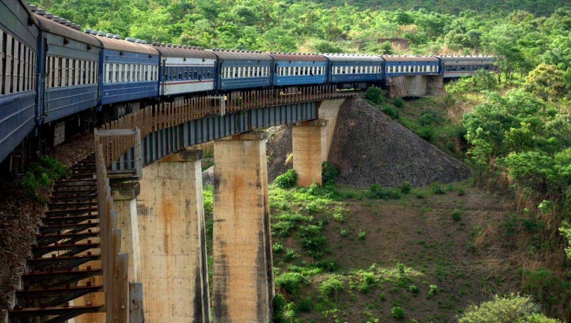 Charlie Xue, City University of Hong Kong architecture professor, believes that in the last five decades the Chinese government has funded 230 projects that he classifies as "architectural aid." Above is one such project, the Tazara railway in East Africa. 