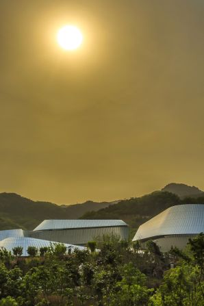 Completed in 2014, UNStudio's four-building design is curved to imitate the surrounding mountains. In addition to developments in Beijing and Shanghai, the Dutch firm has worked on projects in a variety of other Chinese cities, including Qingdao, Wenzhou and Wuhan.