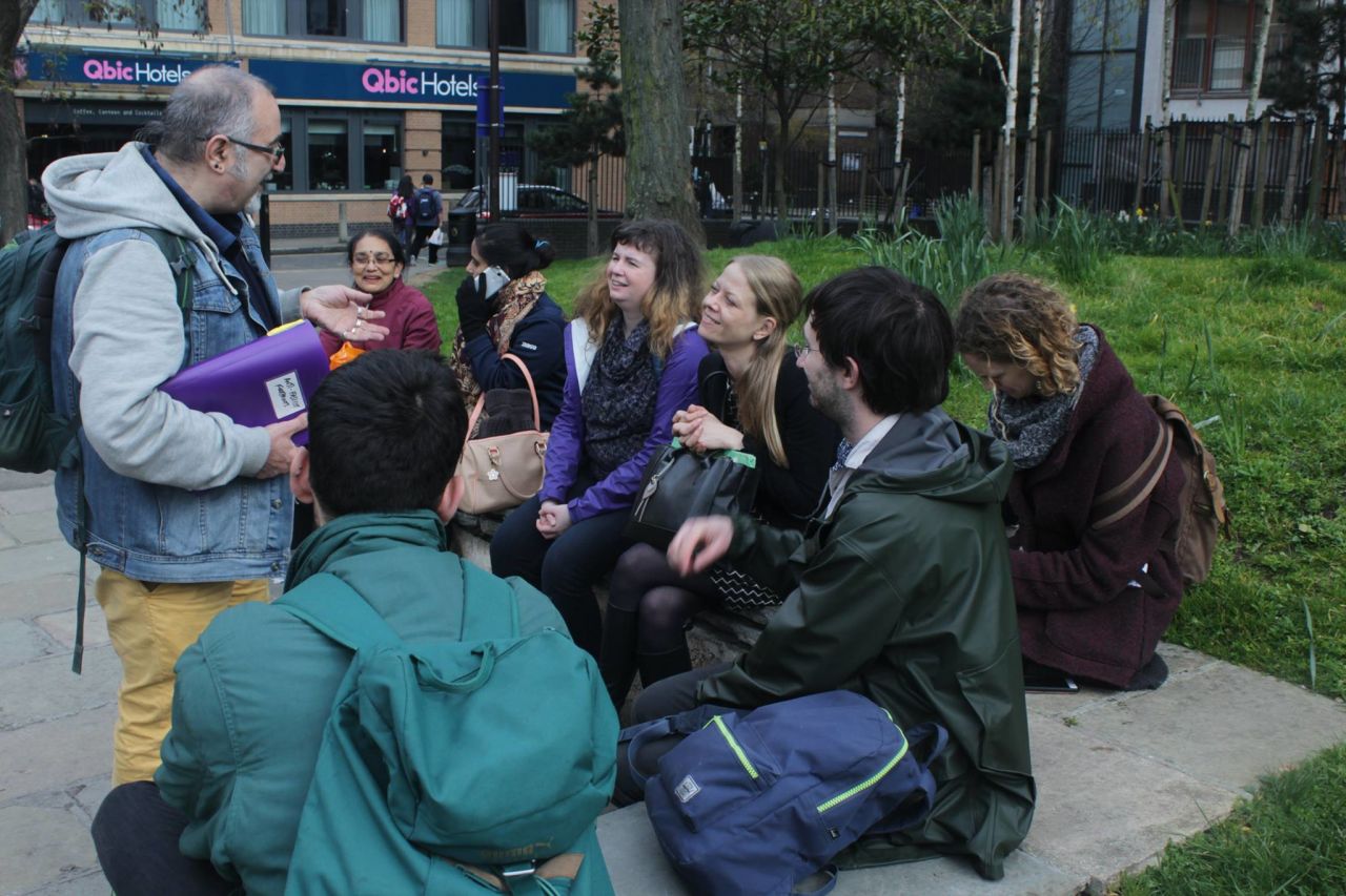 David Rosenberg specializes in tours of London's "radical times and places."