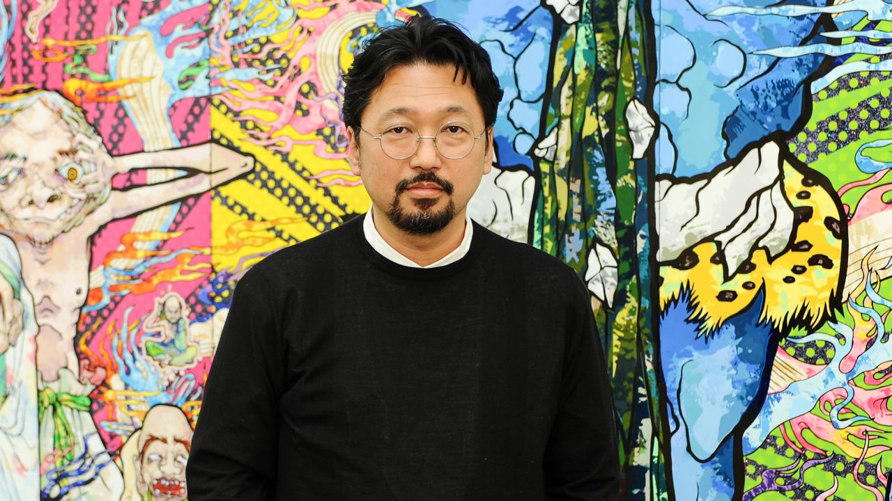 LOS ANGELES, CA - APRIL 11: Takashi Murakami attends the Takashi Murakami Private Preview at Blum & Poe on April 11, 2013 in Los Angeles, California. (Photo by Stefanie Keenan/Getty Images for Blum & Poe)
