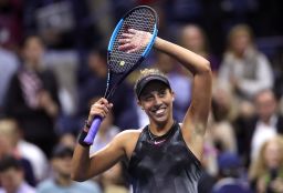 Madison Keys at the US Open in September.