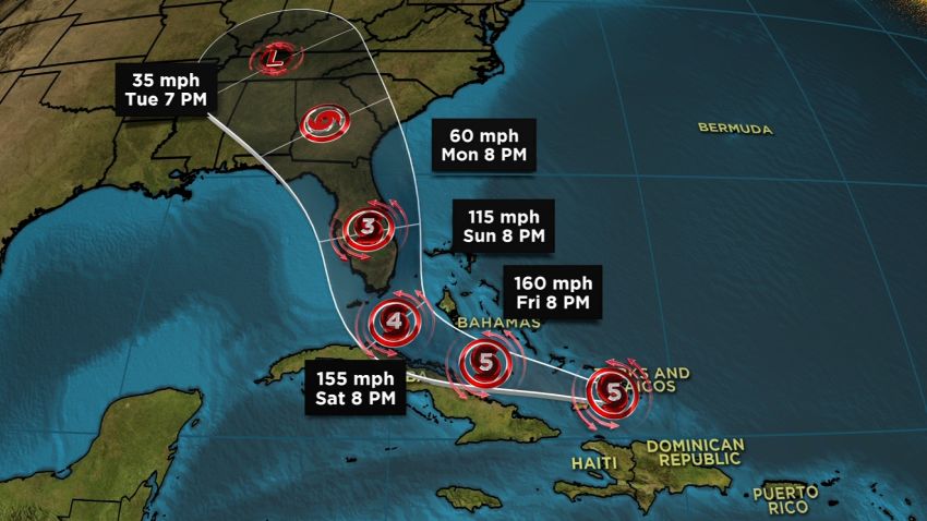 irma forecast track 12a fri