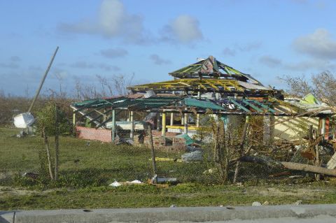 The storm left widespread destruction on the island of Barbuda on September 7.
