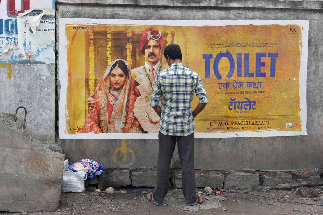 Promotional poster for "Toilet: A love story."