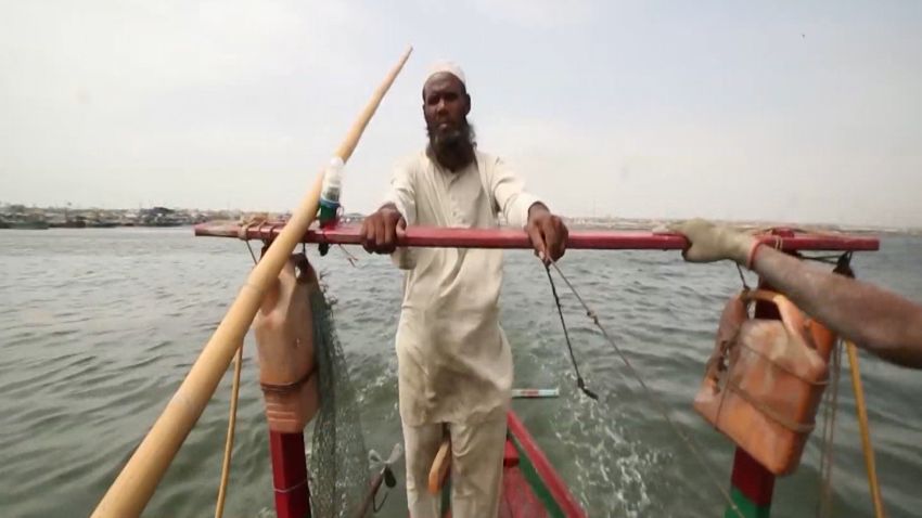 A Rohingya fisherman is struggling to make a living
