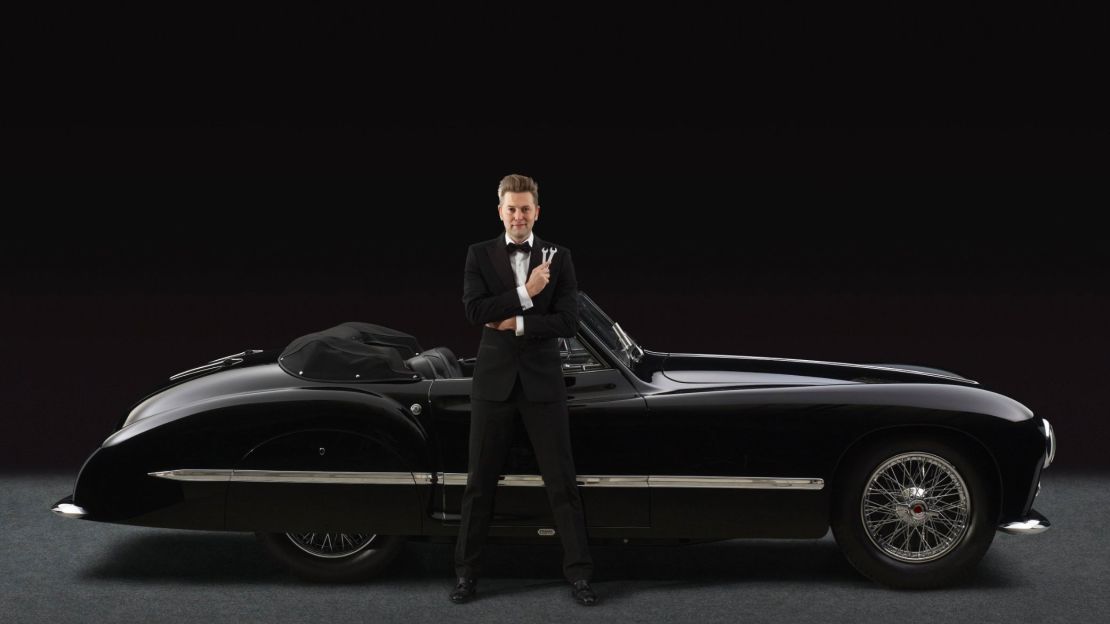 Egon Zweimüller with the 1948 Talbot-Lago Grand Sport Franay Cabriolet that won its class at Pebble Beach in 2012 - courtesy Egon Zweimüller