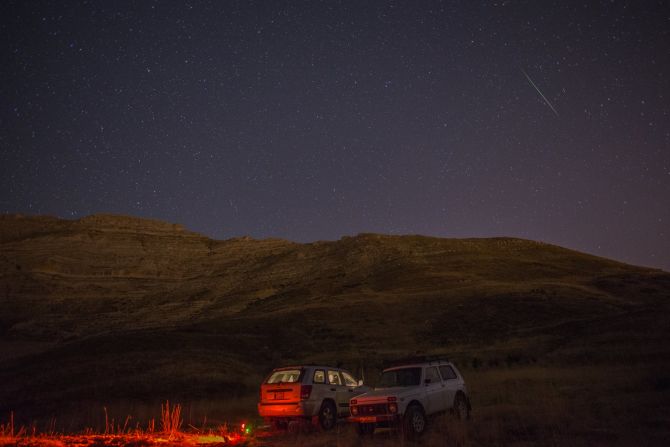 The night sky above Akoura, northern Lebanon.