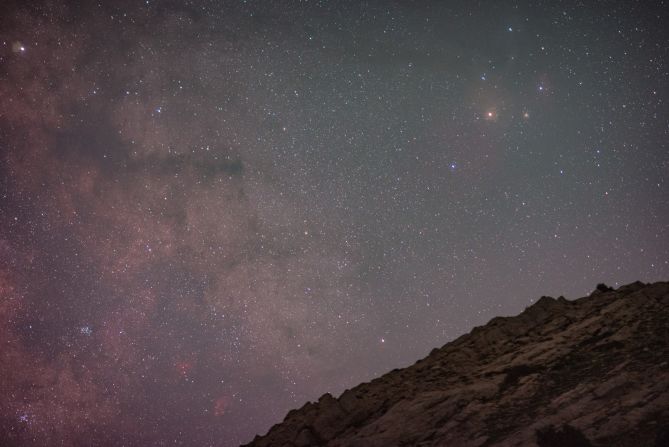 The Cat's Paw nebula captured near the village of Akoura, Lebanon.  