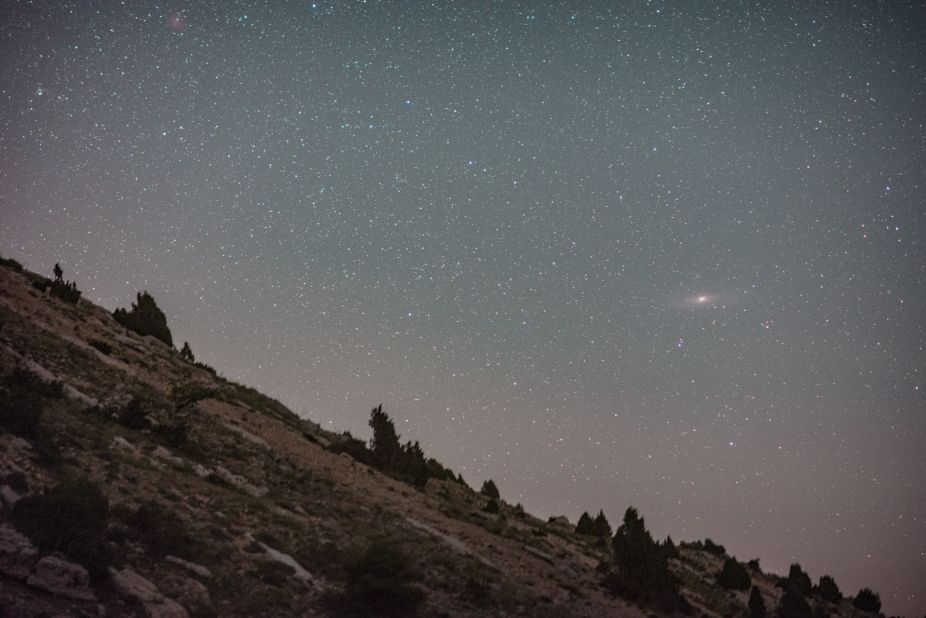 Climbing high into the mountains means clearer skies and less light pollution from cities.