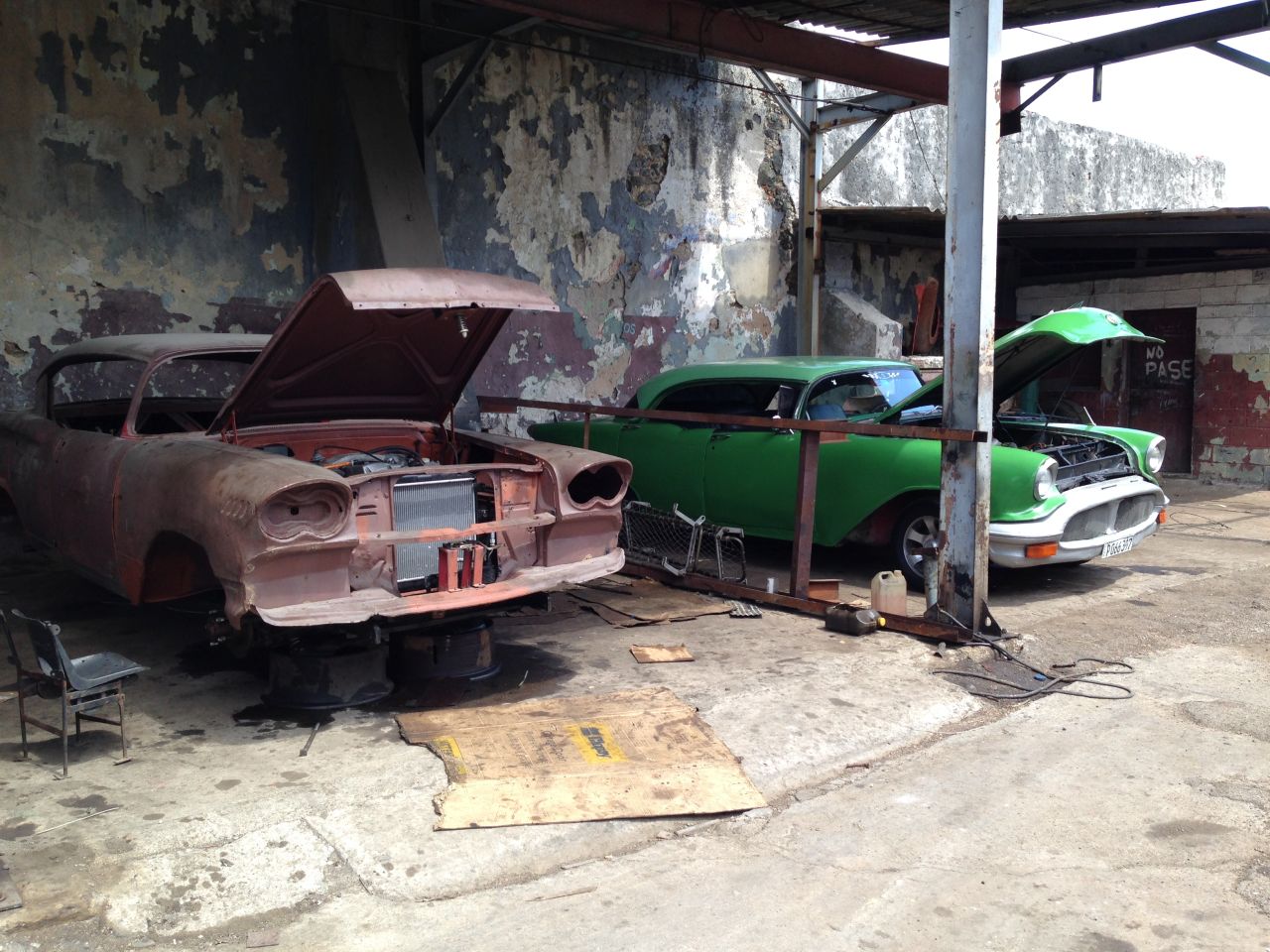 In other instance, restorers rely on Russian or Chinese parts. The less elegant hybrids are nicknamed "Frankensteins."