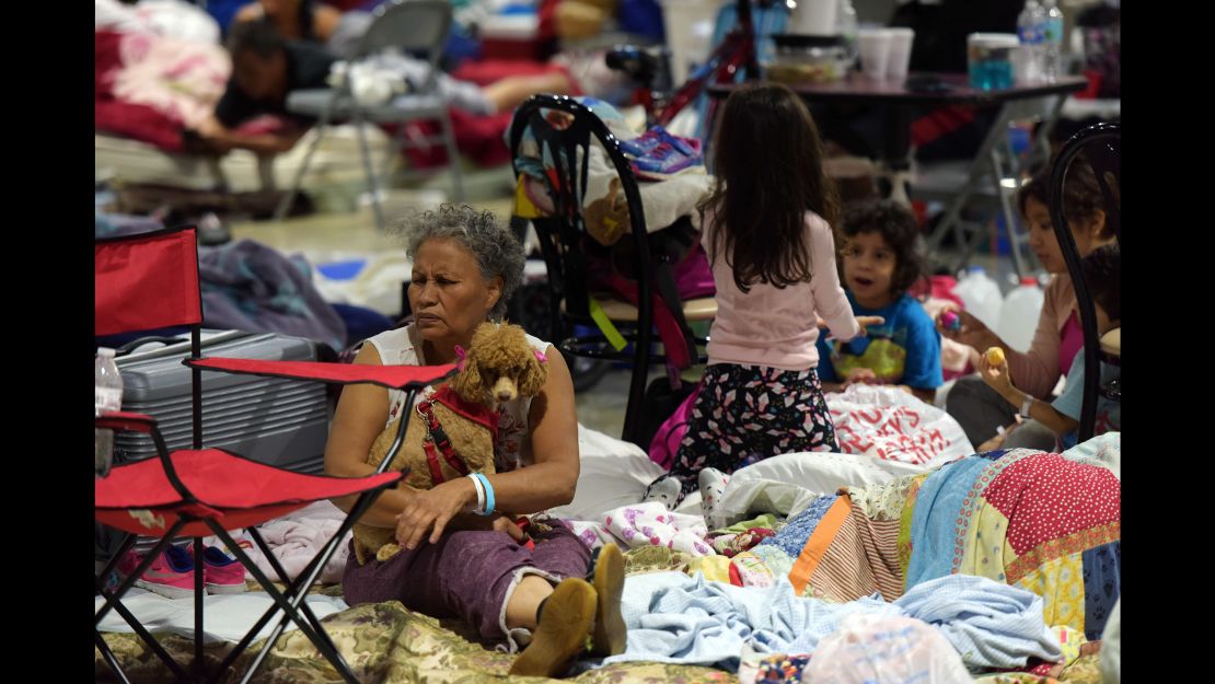 The Miami-Dade County Fair and Exposition Center in Miami was used to shelter Floridians fleeing Hurricane Irma in 2017. But with coronavirus spreading, emergency response manangers are rethinking how to shelter displaced people.