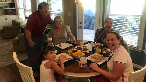 Brett and Kathie Butler said they made new friends after opening their home to Irma evacuees.