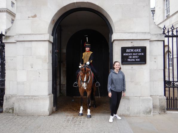 <strong>Program mode: </strong>The camera wasn't quick enough to capture the braying horse. But the image it delivered was well-exposed.