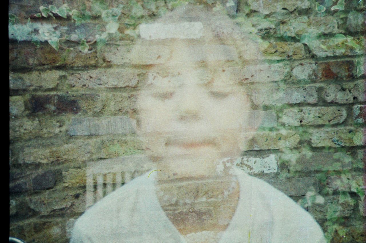 <strong>Unique feature:</strong> Another multiple exposure, this time of a child and a brick wall.