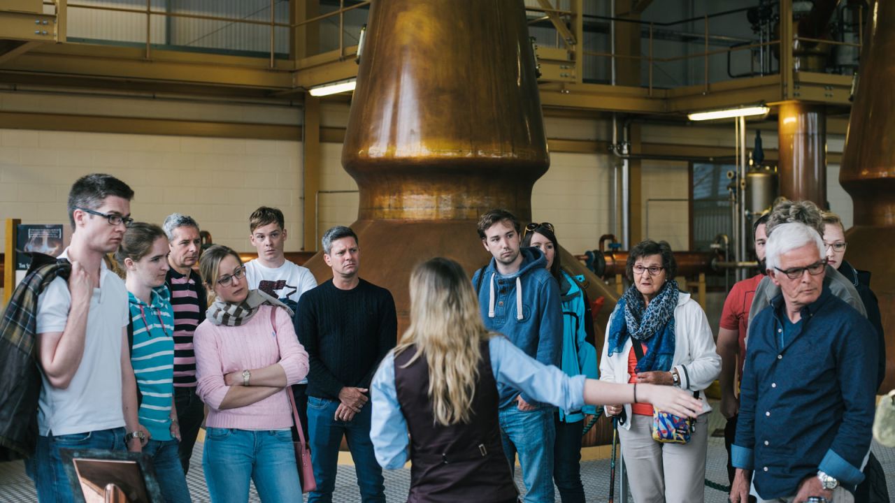 The Malt Whisky Trail stops at working distilleries and the Speyside Cooperage.