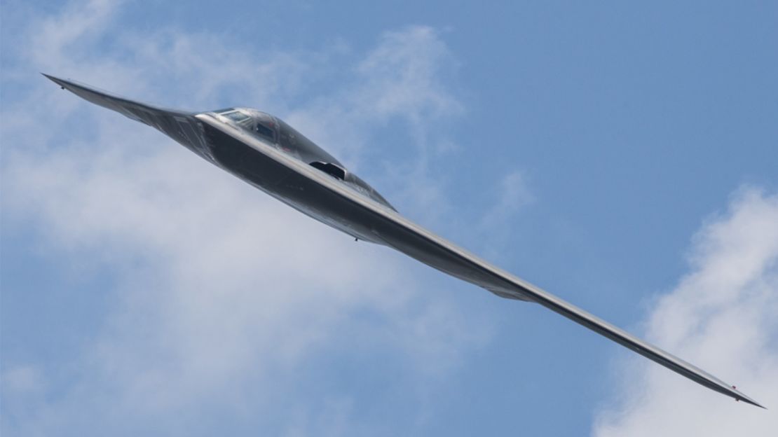 A US B-2 stealth bomber.