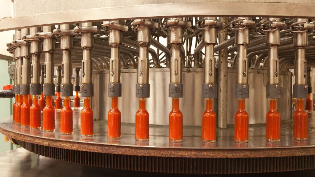 <strong>Hot demand: </strong>Over 700,000 bottles are produced on Avery Island every day and the condiment is sold in 187 countries.