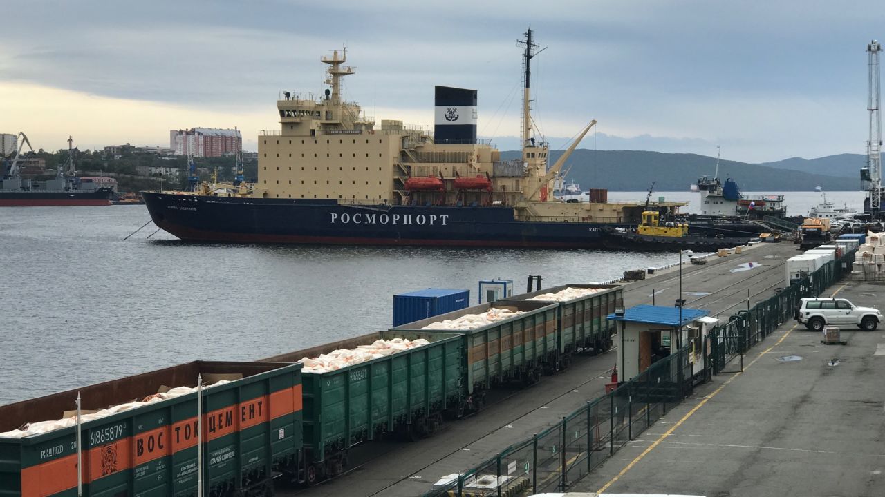 Vladivostok hosts Russia's Pacific Fleet and is a major shipping center in the country's far east.