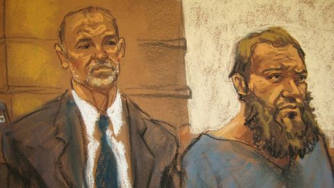 ketches of Alleged Al Qaeda operative Muhanad Mahmoud Al Farekh.