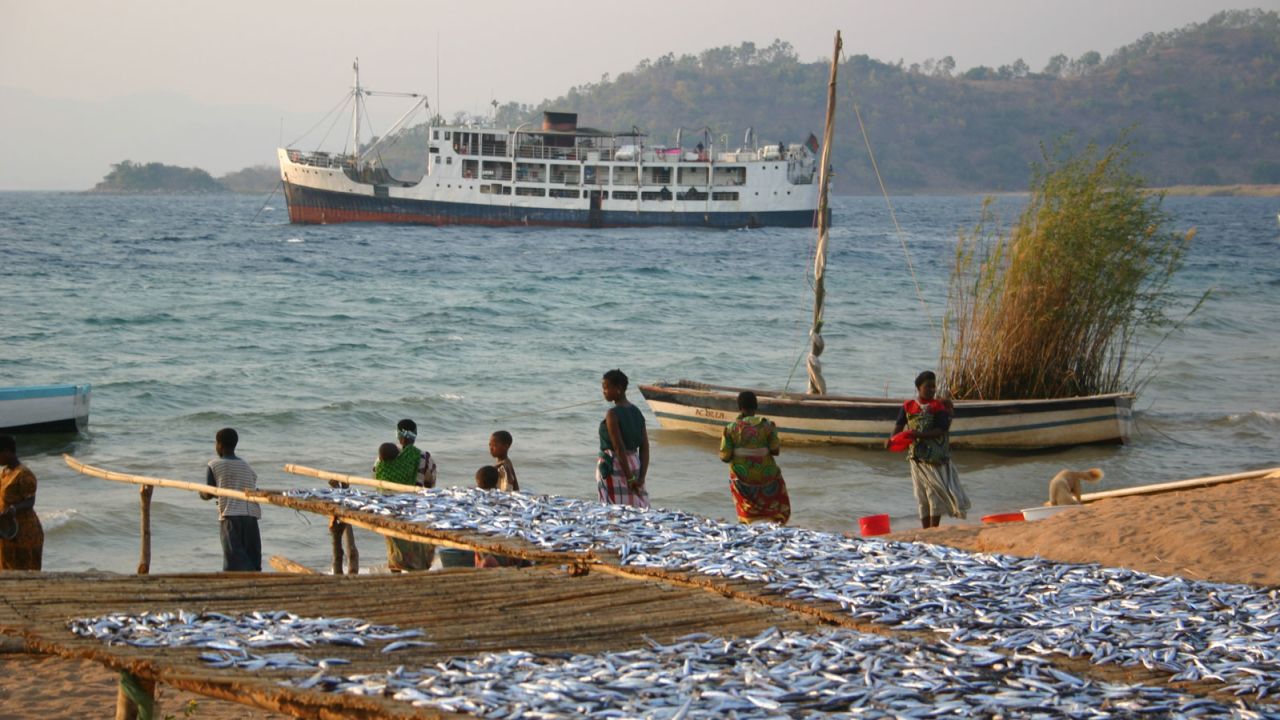 MV Ilala travels across Lake Malawi to Chilumba.