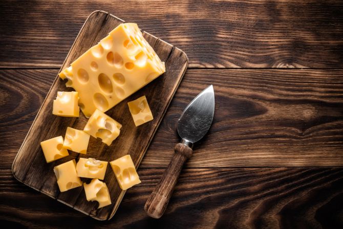 Food is another real source of anxiety for those with trypophobia. Even something as simple as this holey Swiss cheese may be distasteful. 