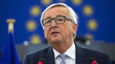 Juncker, speaking in Strasbourg on Wednesday, laid out an optimistic vision for the EU after Brexit.