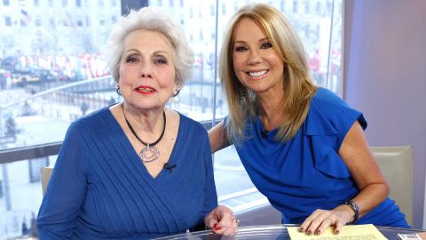 Joan Epstein and daughter Kathie Lee Gifford appear on NBC News' "Today" show.
