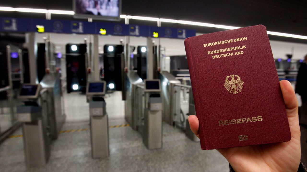 German passports are the most powerful, giving residents access to 177 countries without a visa.