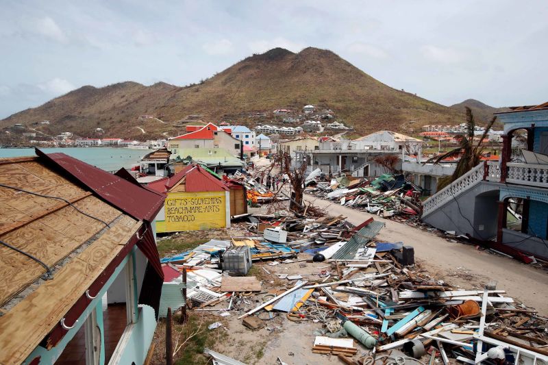 Irma s destructive path through the Caribbean