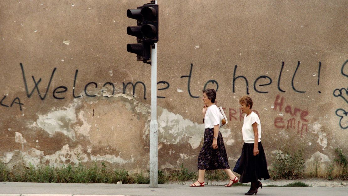 Zmaja od Bosne Street was known as Sniper Alley during the Bosnian War. 