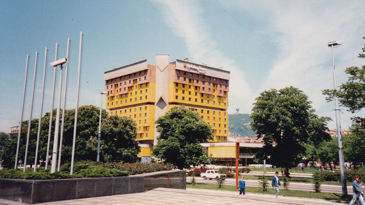 <strong>Turbulent history: </strong>Sarajevo's Holiday Inn became internationally famous as a base for foreign correspondents during the 1990s Balkans conflict. 