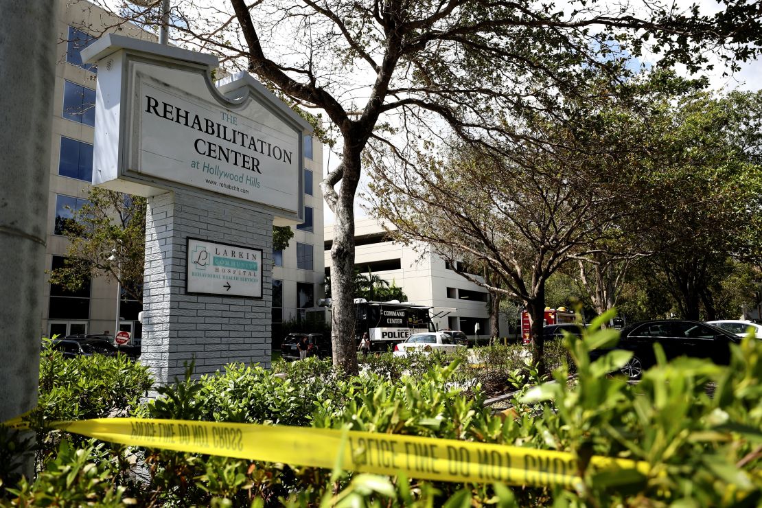 The Rehabilitation Center in Hollywood Florida on Wednesday