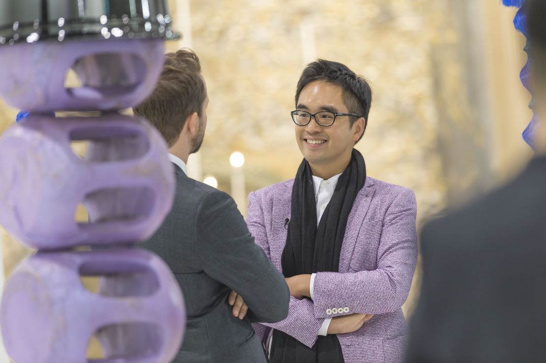 Adrian Cheng, pictured here being interviewed by CNN Style's Derek Blasberg, is one of the world's youngest billionaires. Having founded the K11 Art Foundation, Cheng is also a prominent art collector. 