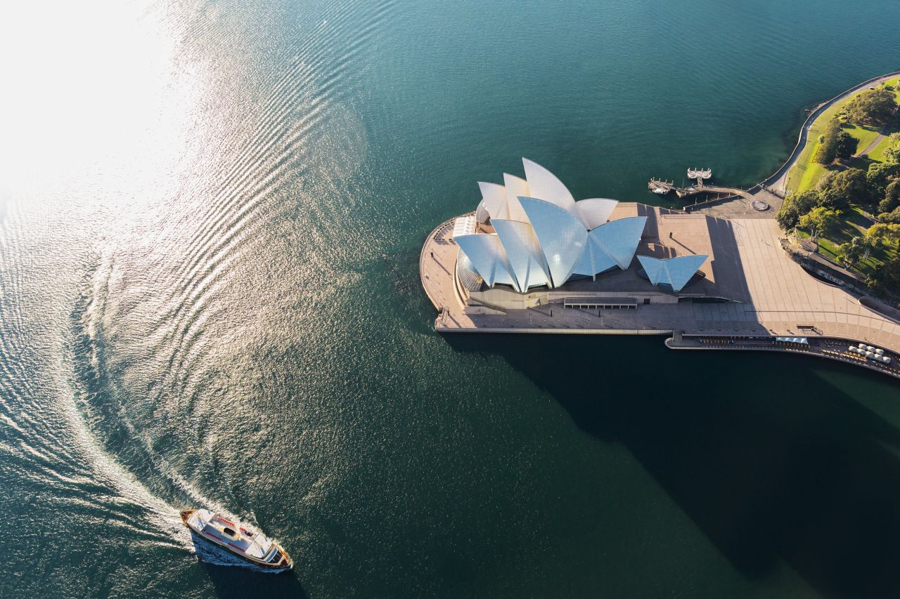 These Sydney Opera House is known throughout the world.
