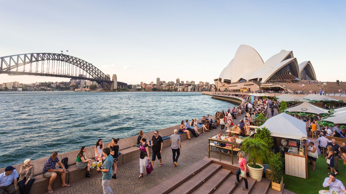 The Sydney Opera House.