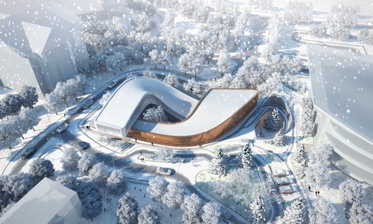 Spanish-Cuban architect Alina Valcarce recently worked on the winning design for a new exhibition center in Zhangjiakou, co-host of the 2022 Winter Olympics. Scroll through the gallery for China-based projects designed by foreign architects, from young graduates to world-renowned names.