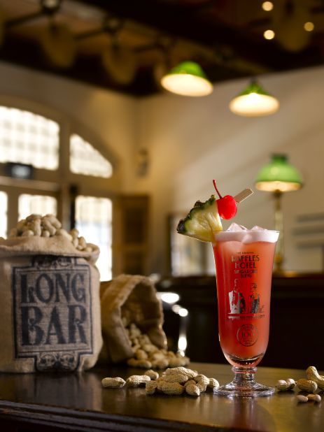<strong>Classic sips:</strong> Singapore might be known for its Singapore Slings -- best savored at the famous Long Bar inside the 19th century Raffles Hotel -- but that's not the only tipple worth a try.