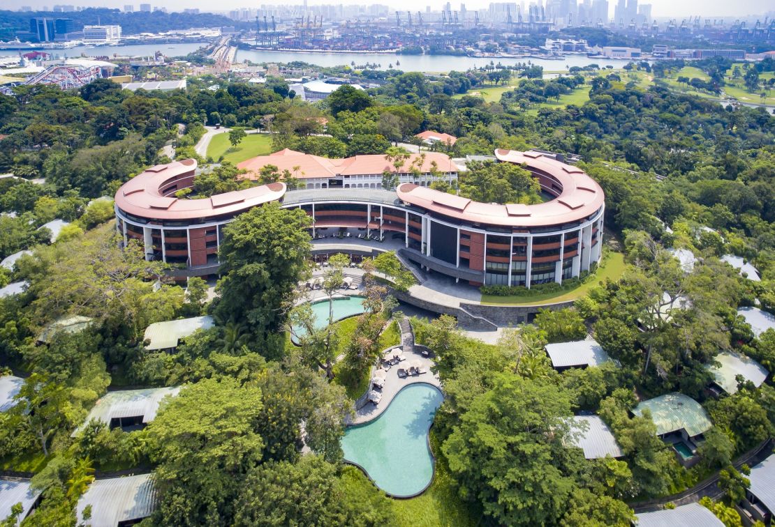 Capella Singapore on Sentosa Island.