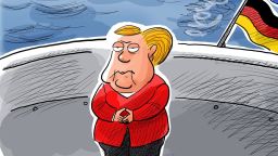 Merkel Cartoon Trump