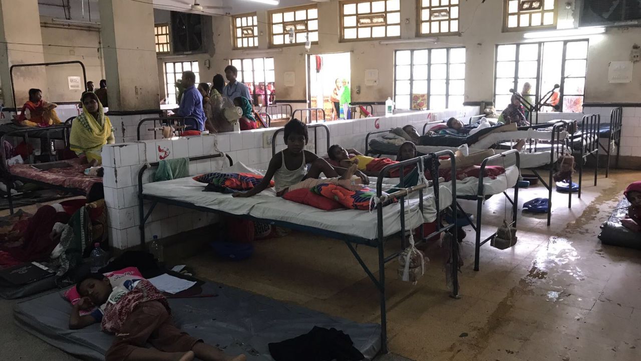 Many of the patients at the hospital are young children.